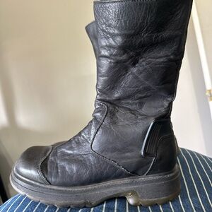 Dr. Martens Black Leather Men's Boots